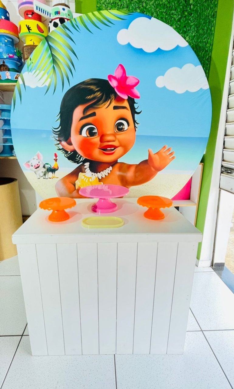 Kit Bronze - Moana Baby - karoline pedroso festas
