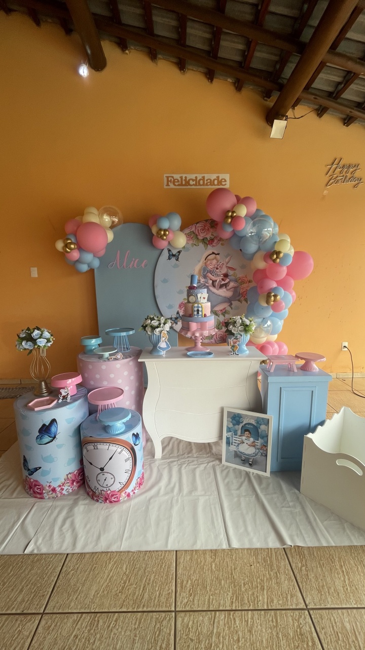 Decoração Alice No País das Maravilhas 2 - karoline pedroso festas