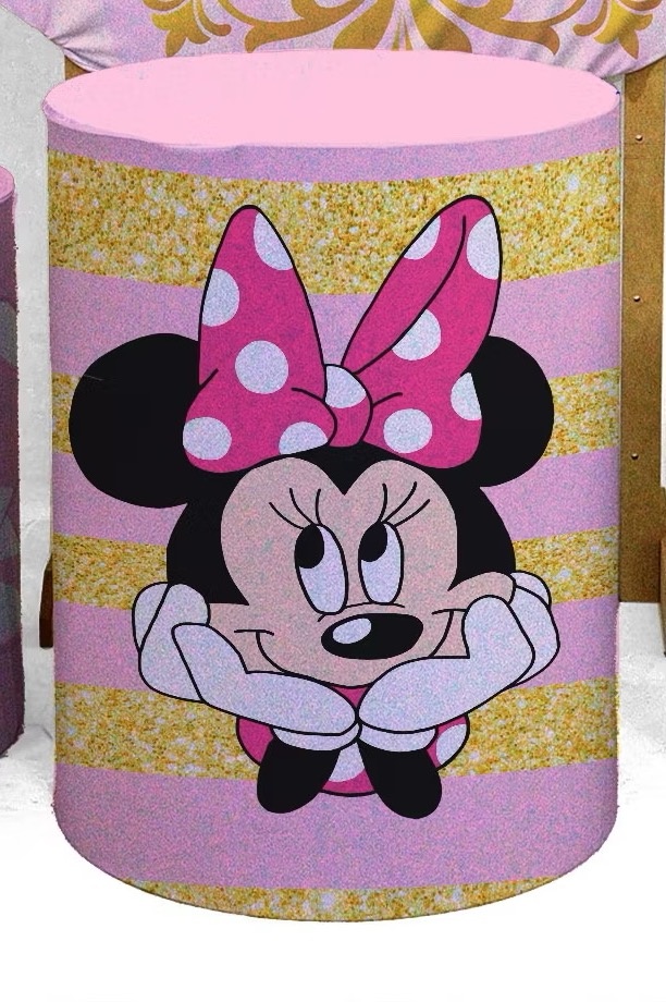Capa Cilindro G - Minnie Rosa - karoline pedroso festas