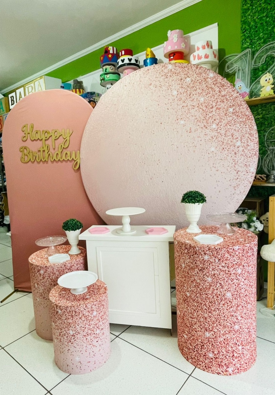Kit Ouro - Glitter Rose - karoline pedroso festas