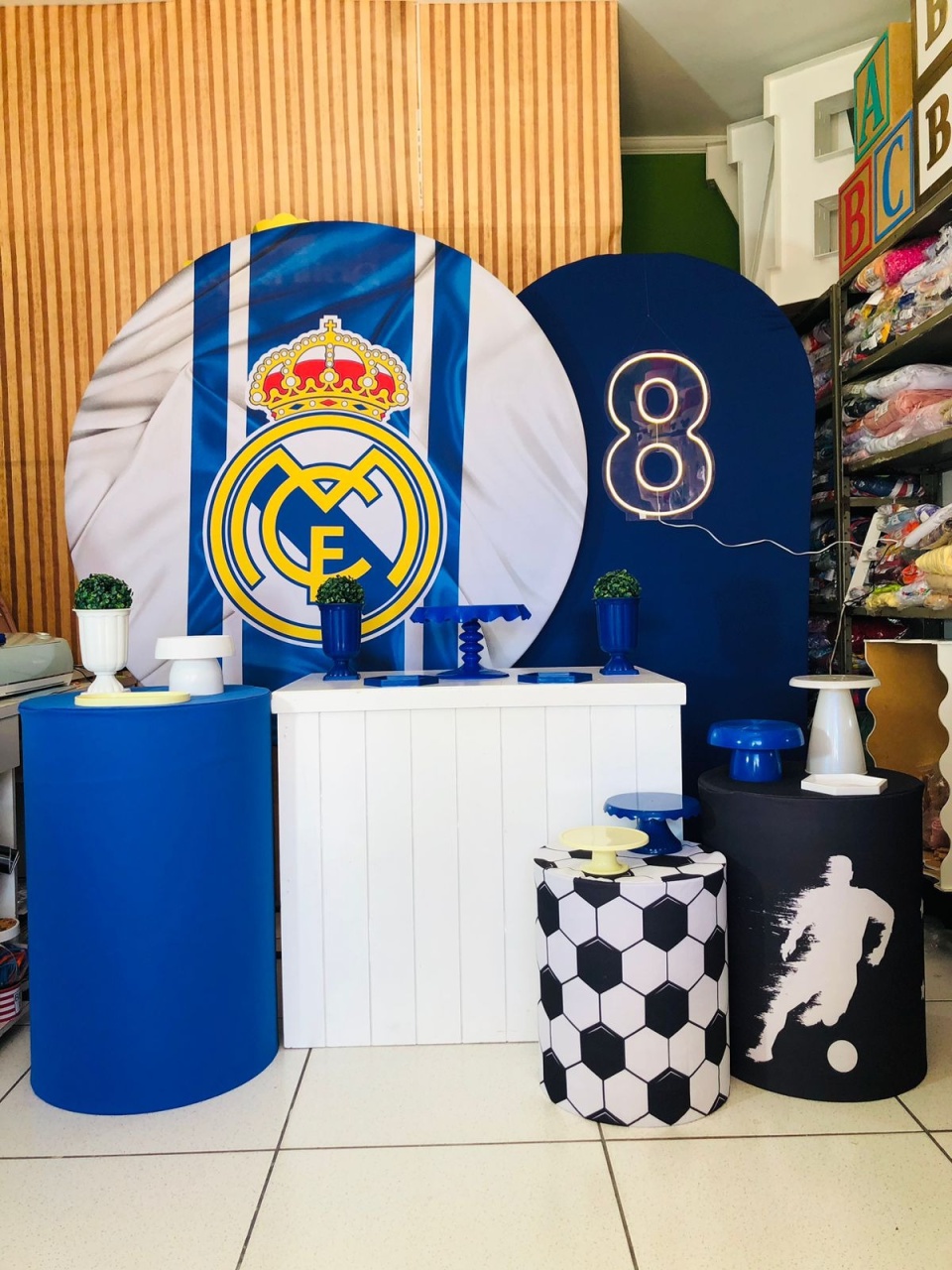Kit Completo - Real Madrid   - karoline pedroso festas