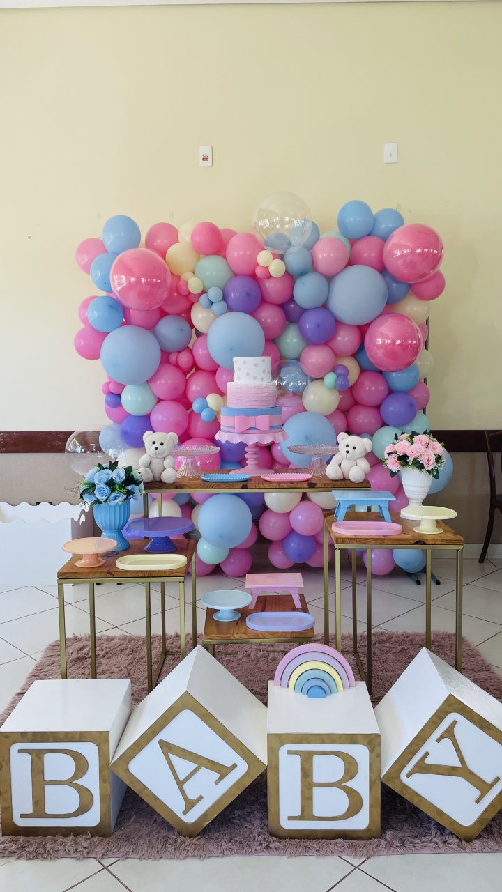 Decoração Chá de Bebê - karoline pedroso festas