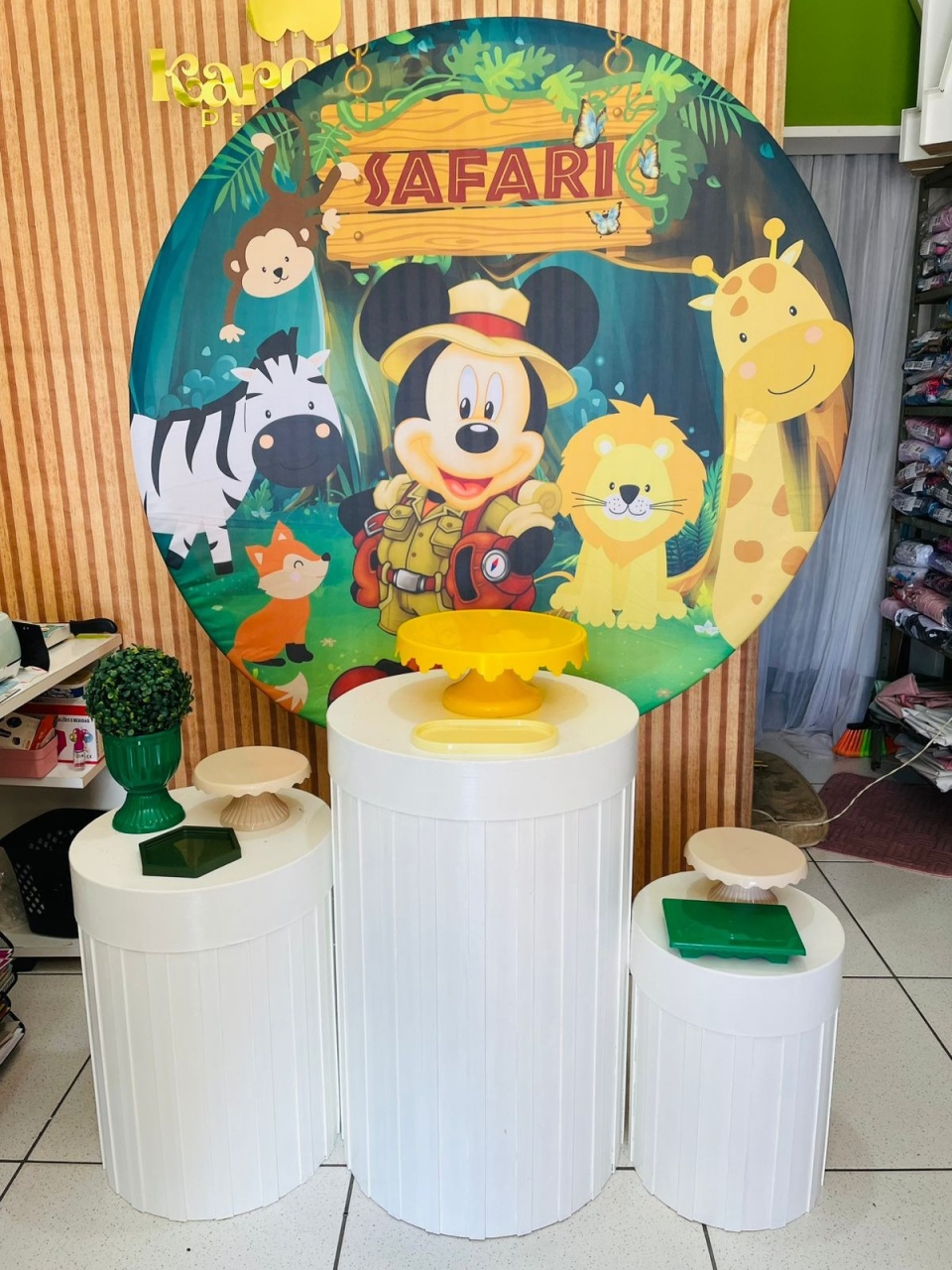 Kit Luxo - Mickey Safari - karoline pedroso festas
