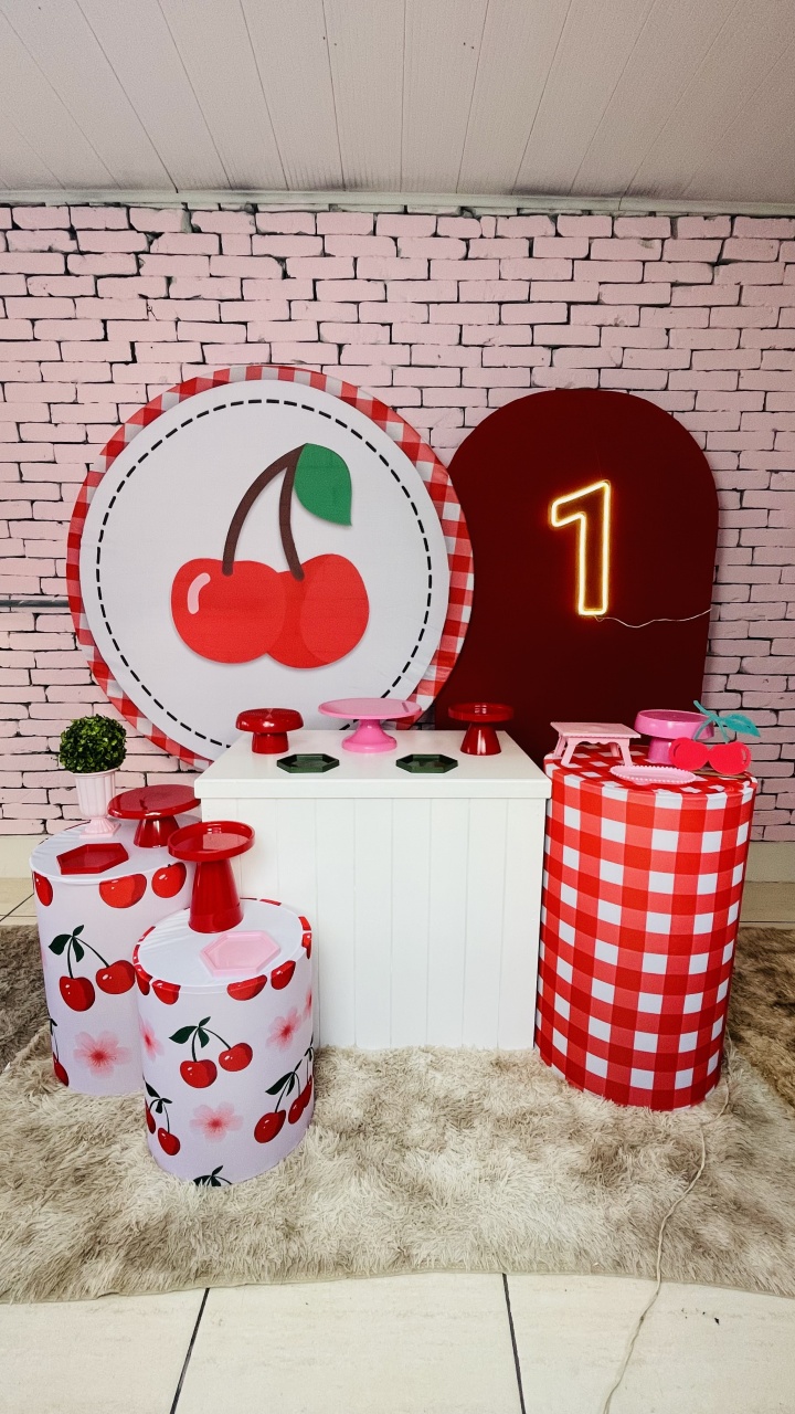 Kit Completo - Cerejinha - karoline pedroso festas