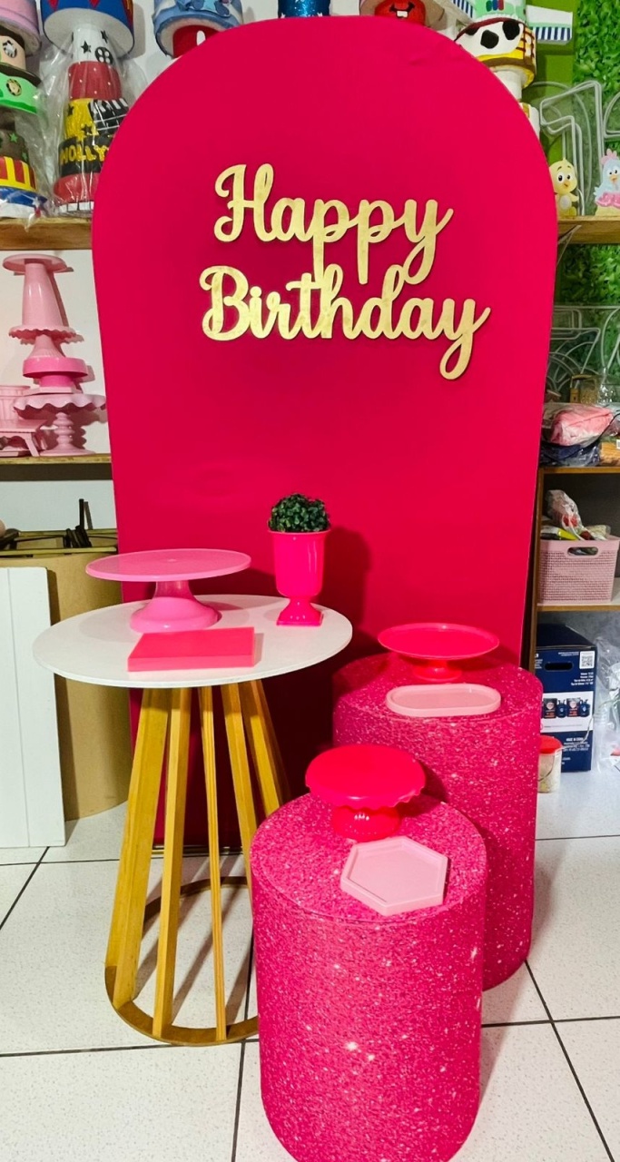 Kit Luxo - Rosa Pink 2 - karoline pedroso festas