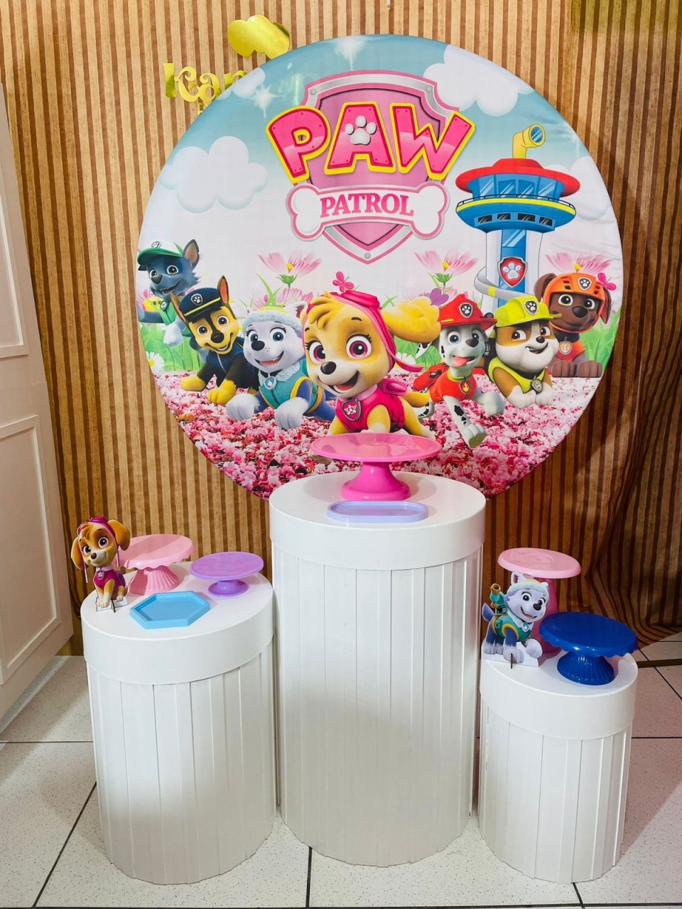 Kit Luxo - Skye Patrulha Canina - karoline pedroso festas