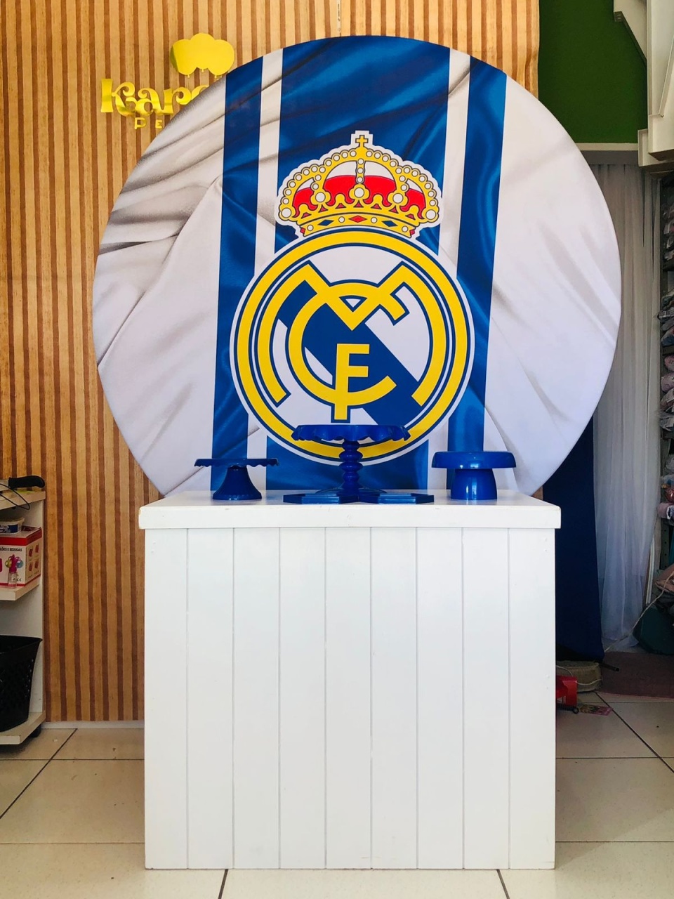 Kit Bronze - Real Madrid  - karoline pedroso festas