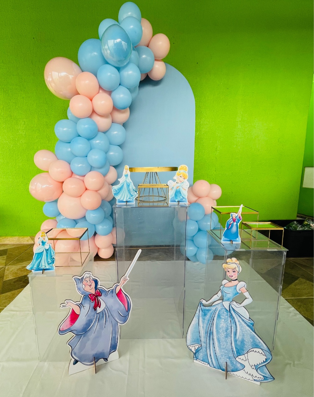 Decoração Cinderela - karoline pedroso festas
