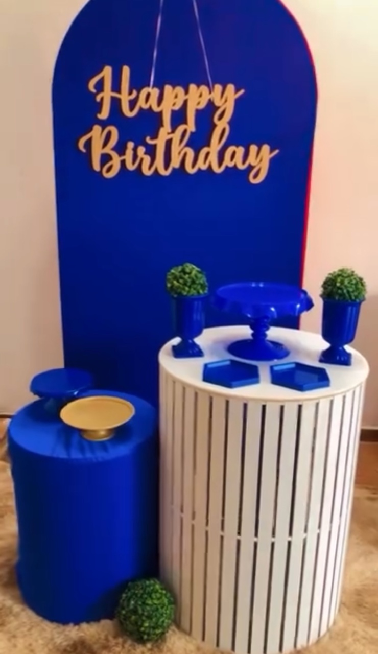 Kit Personalizado - Azul - karoline pedroso festas