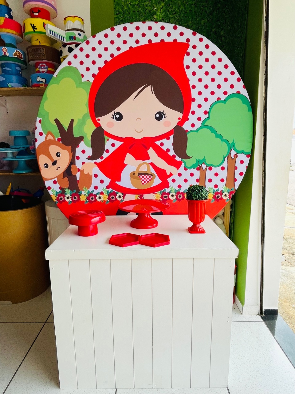 Kit Bronze - Chapeuzinho Vermelho - karoline pedroso festas