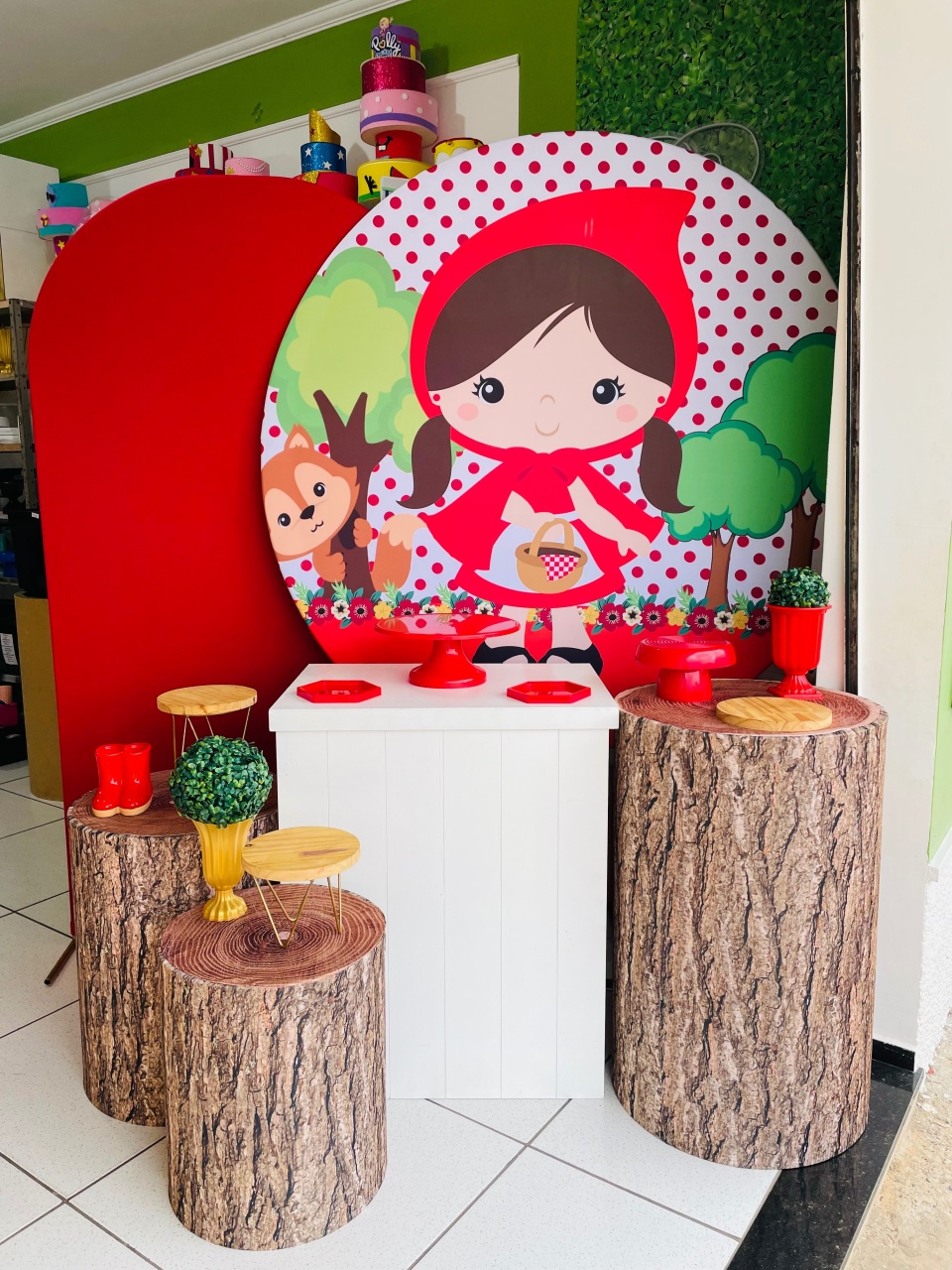 Kit Ouro - Chapeuzinho Vermelho - karoline pedroso festas