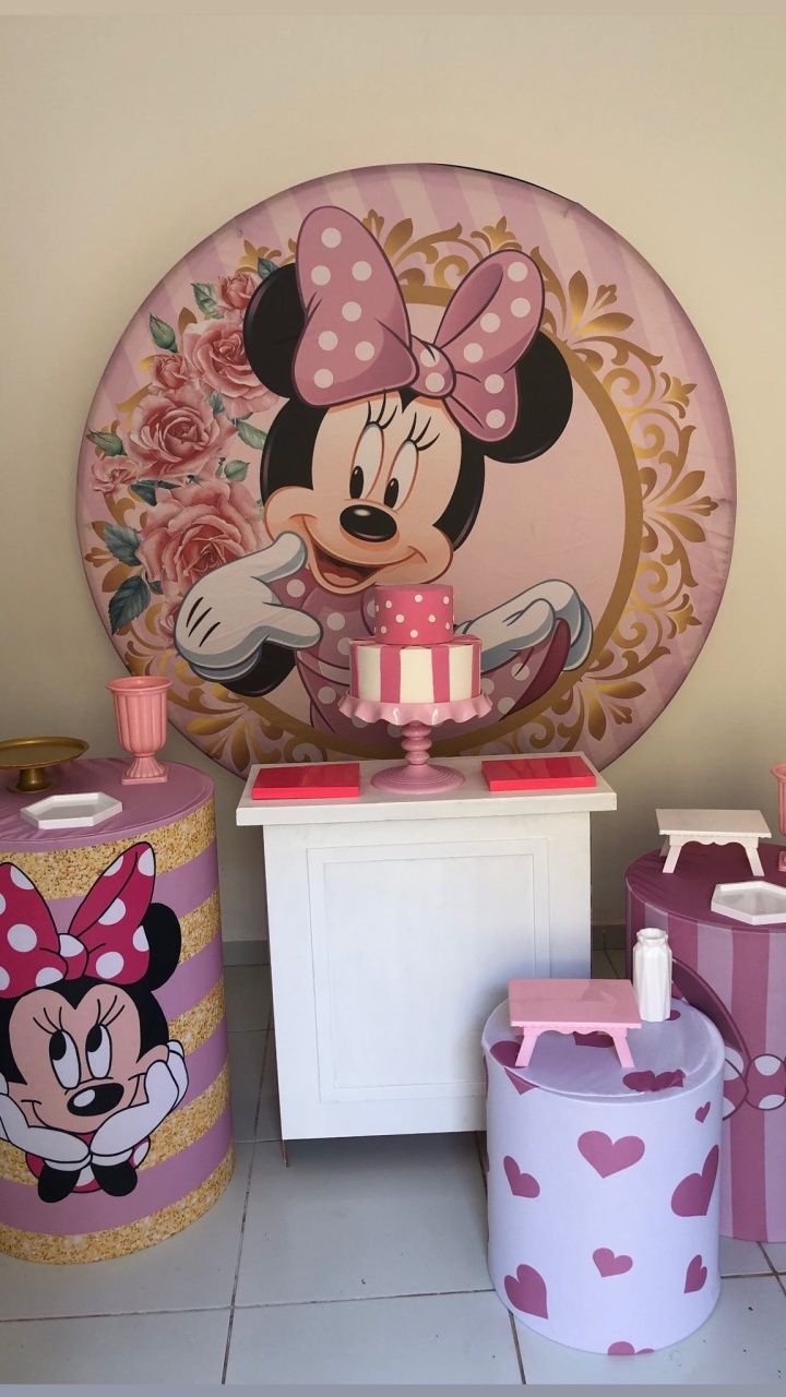 Kit Personalizado - Minnie Rosa - karoline pedroso festas