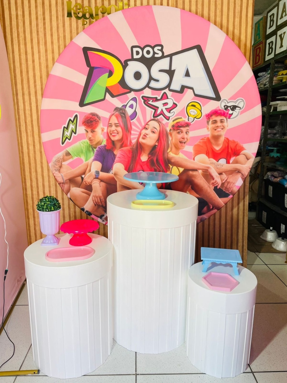 Kit Luxo - dos Rosa   - karoline pedroso festas