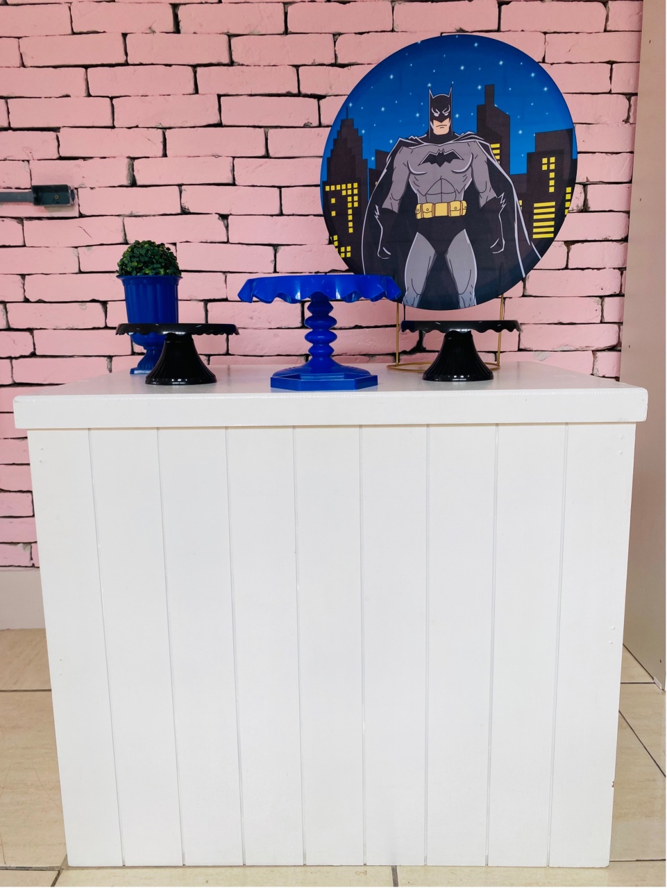 Kit Mini Festa Na Mesa - Batman - karoline pedroso festas