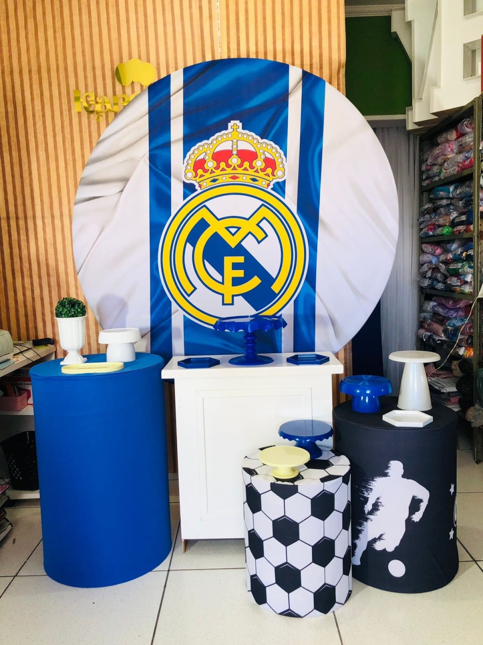 Kit Personalizado - Real Madrid - karoline pedroso festas