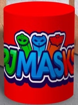 Capa Cilindro M - Pjmasks - karoline pedroso festas