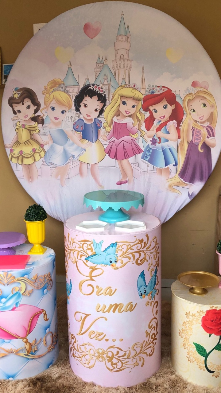 Kit Prata - Princesas Baby - karoline pedroso festas