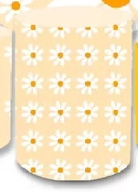 Capa Cilindro G - Margaridas   - karoline pedroso festas