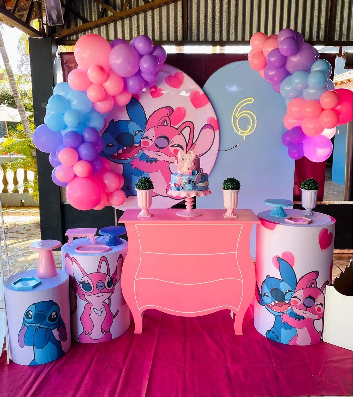 Decoração Stitch 5 - karoline pedroso festas