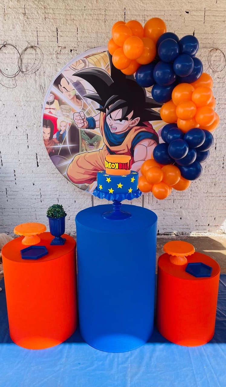 Decoração Goku - karoline pedroso festas
