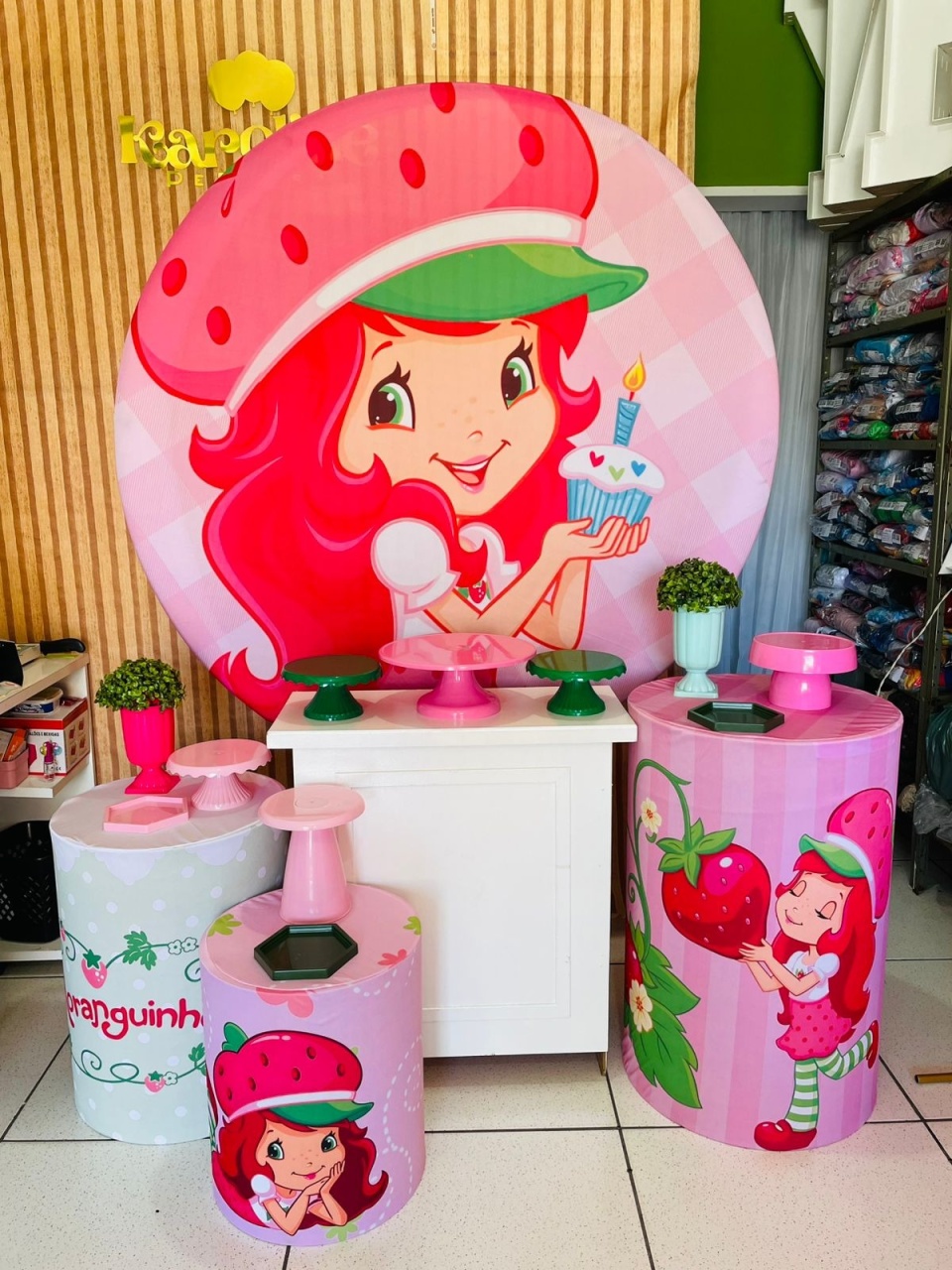 Kit Personalizado - Moranguinho - karoline pedroso festas