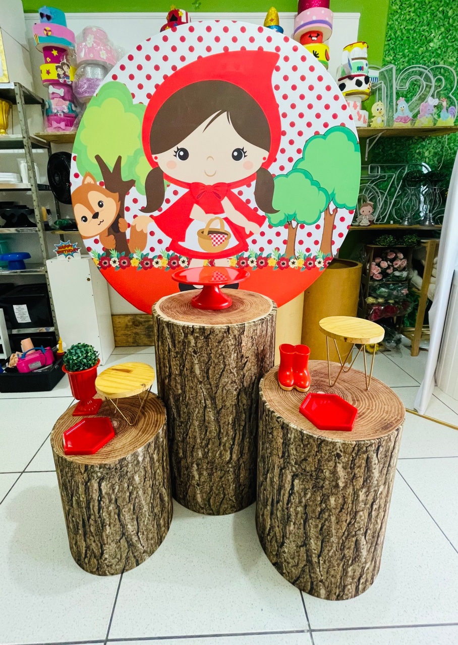 Kit Prata - Chapeuzinho Vermelho - karoline pedroso festas