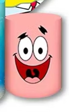 Capa Cilindro P - Patrick Bob Esponja  - karoline pedroso festas