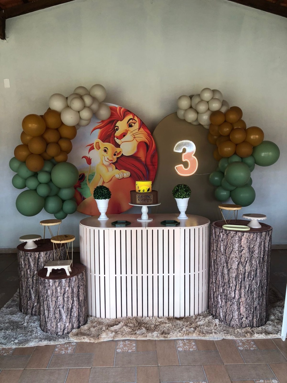 Decoração Rei Leão - karoline pedroso festas