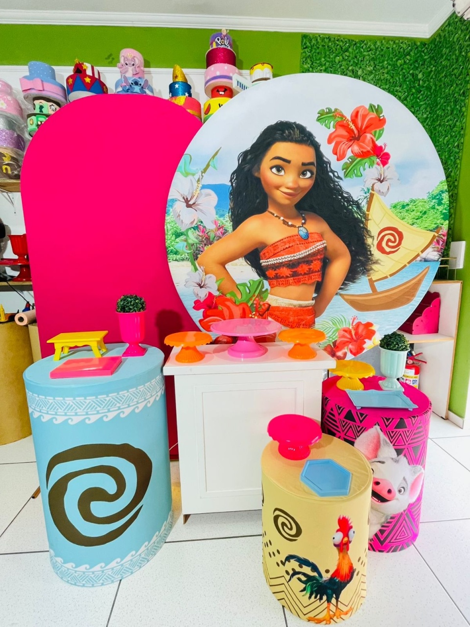 Kit Ouro - Moana    - karoline pedroso festas