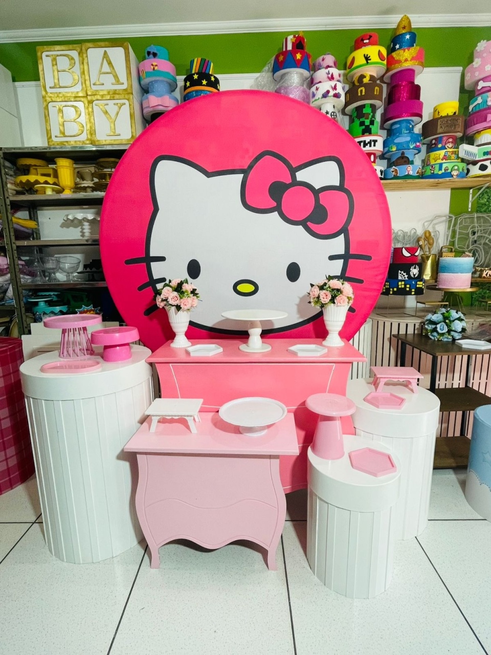 Kit Luxo - Hello Kitty 3 - karoline pedroso festas