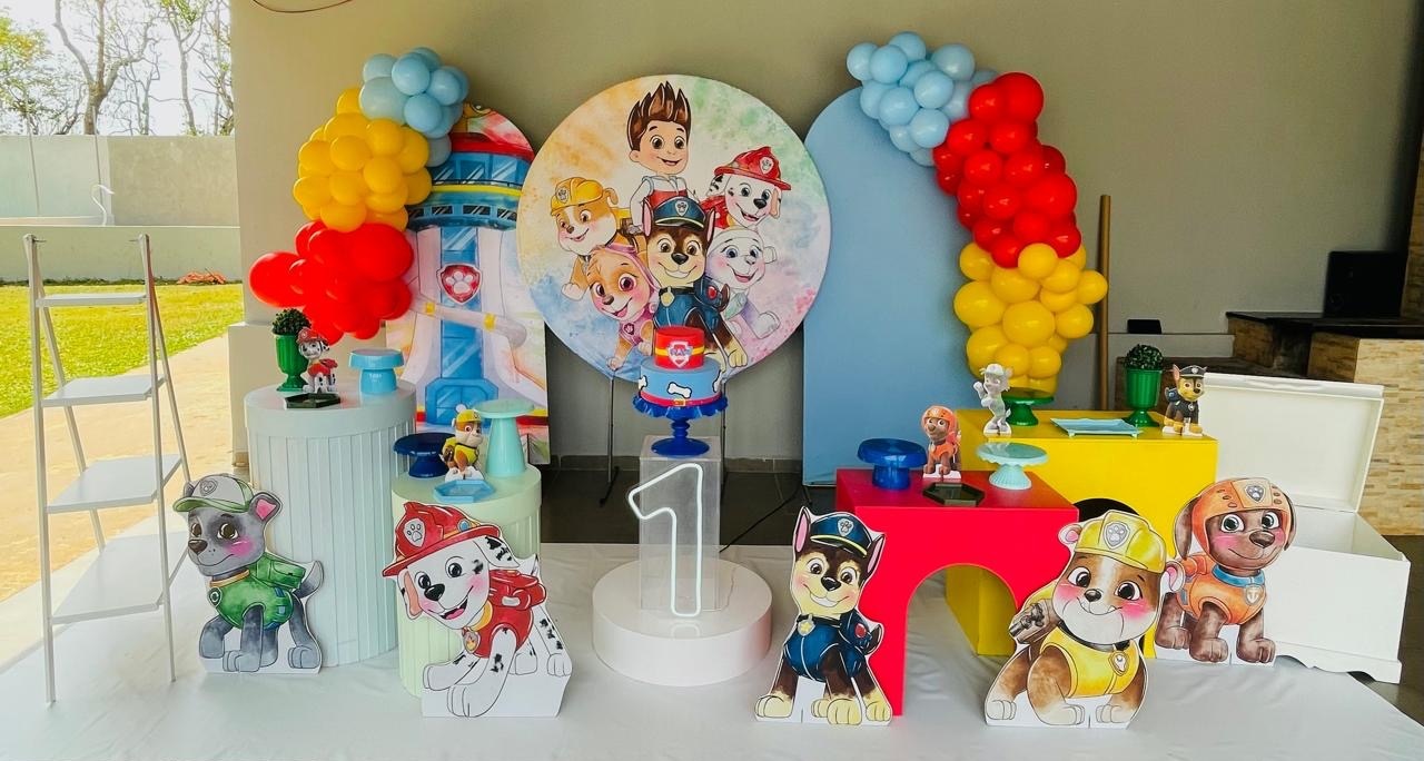 Decoração Patrulha Canina 3 - karoline pedroso festas