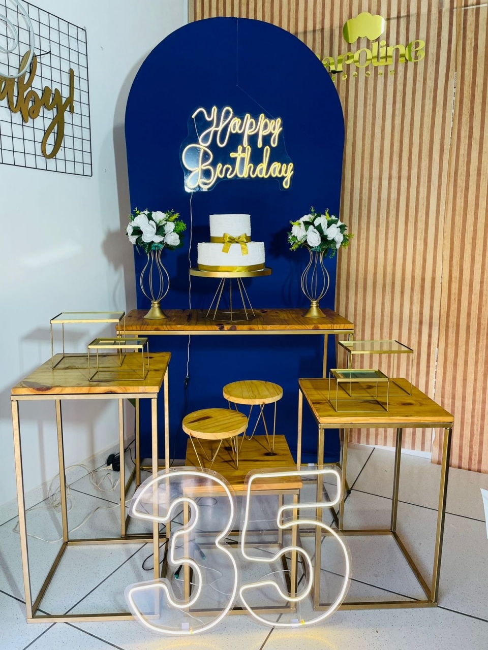 Kit Personalizado - Azul Royal  - karoline pedroso festas