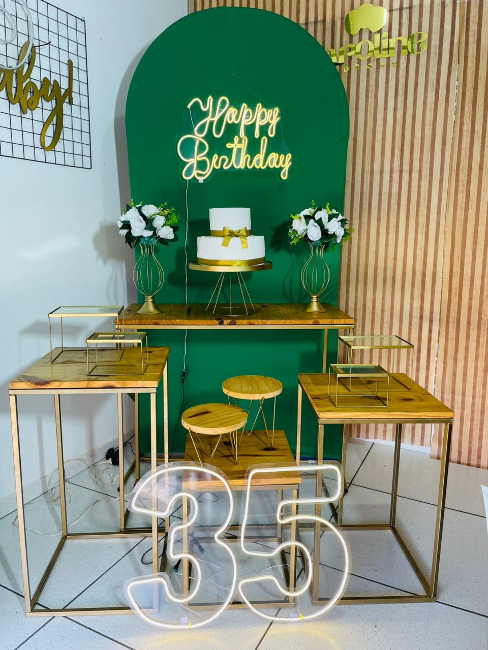Kit Personalizado - Verde  - karoline pedroso festas