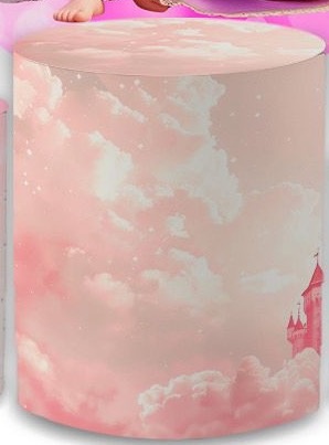 Capa Cilindro G - Rapunzel - karoline pedroso festas
