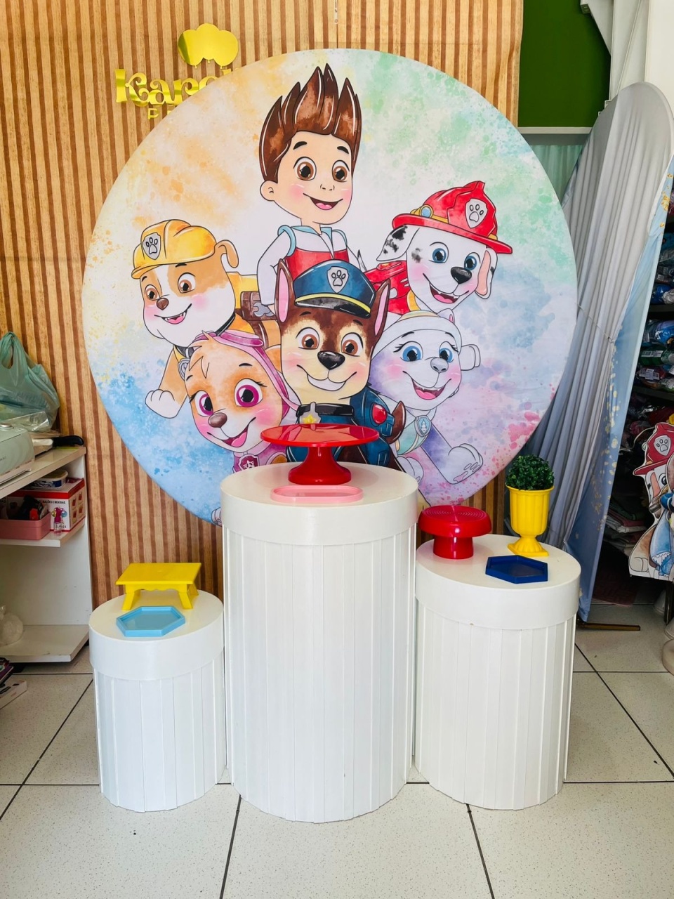 Kit Luxo - Patrulha Canina  - karoline pedroso festas