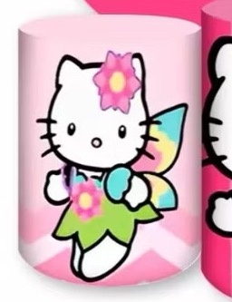 Capa Cilindro M - Hello Kitty  - karoline pedroso festas