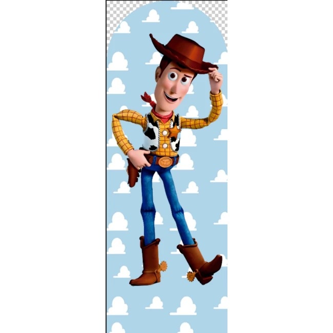 Capa Painel Romano - Woody Toy Story - karoline pedroso festas