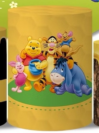 Capa Cilindro G - Ursinho Pooh - karoline pedroso festas