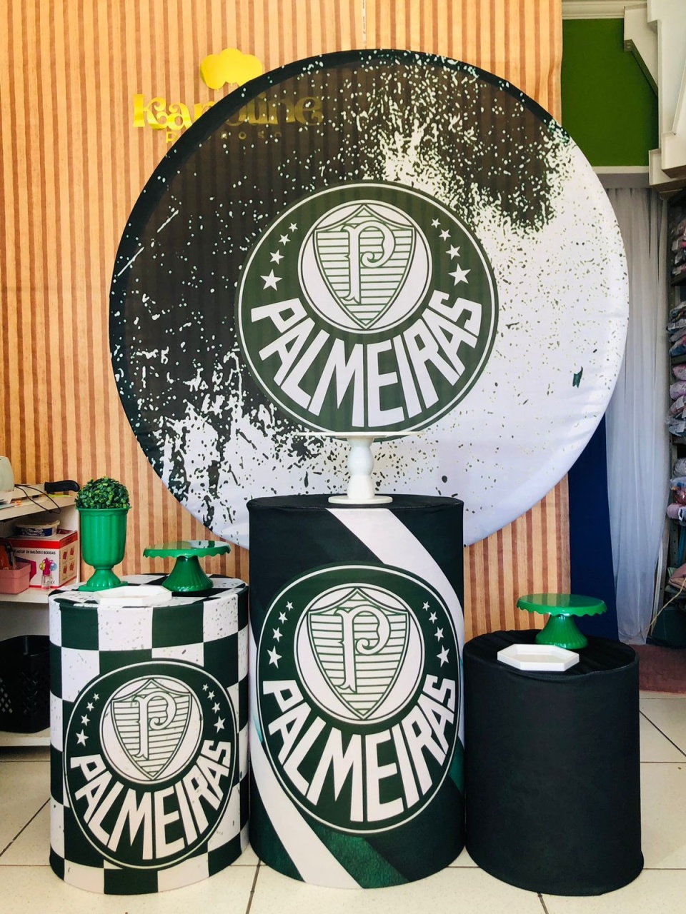 Kit Prata - Palmeiras - karoline pedroso festas