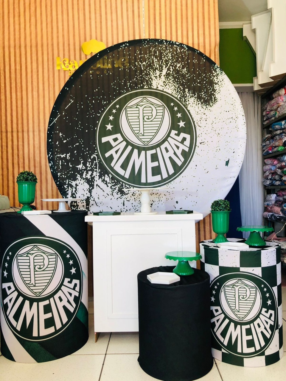 Kit Personalizado - Palmeiras - karoline pedroso festas