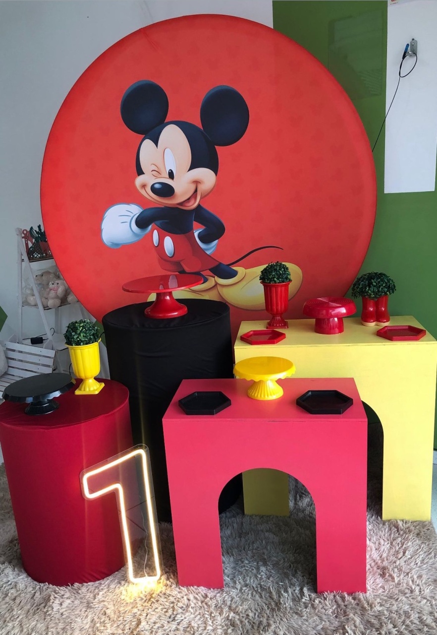 Kit Personalizado - Mickey - karoline pedroso festas
