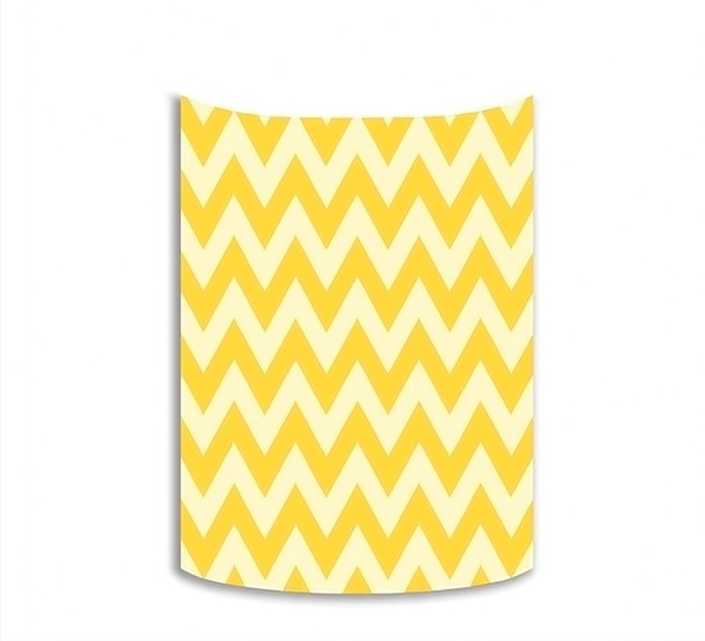 Capa Cilindro P - Zig Zag Amarelo - karoline pedroso festas