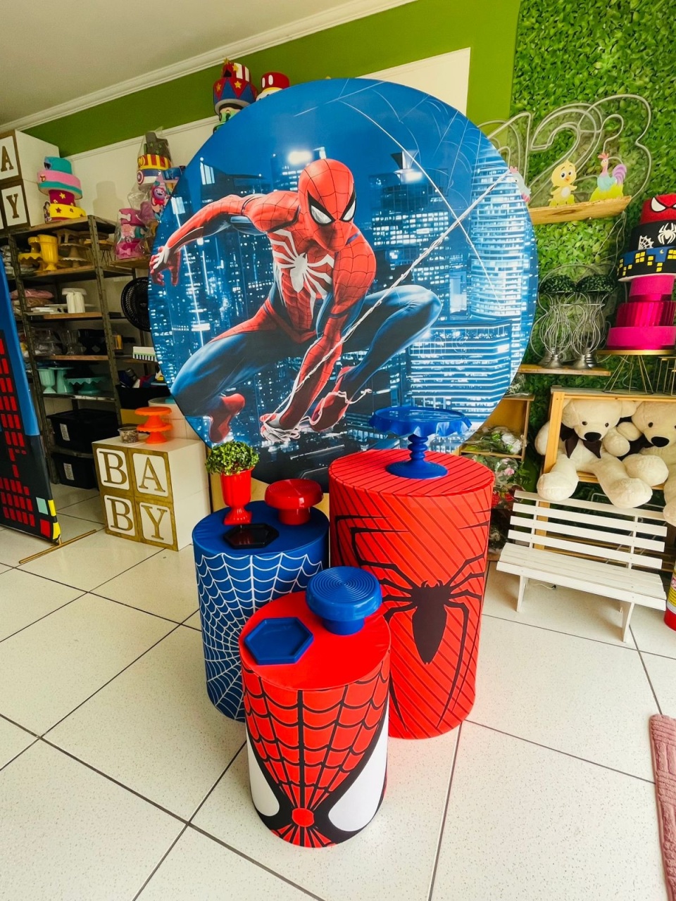 Kit Prata  - Homem Aranha  - karoline pedroso festas