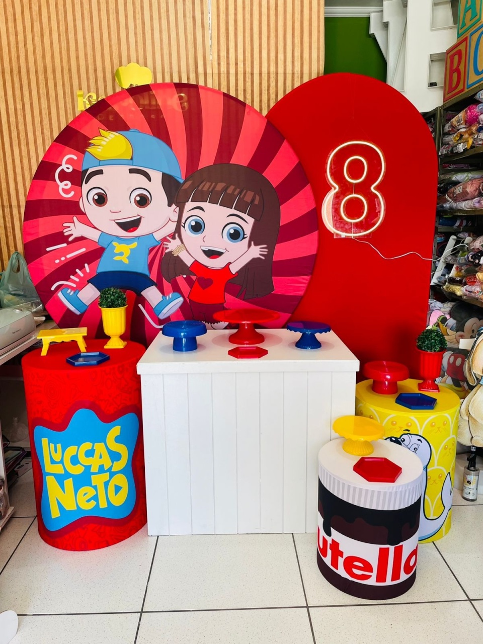 Kit Completo - Lucas Neto    - karoline pedroso festas