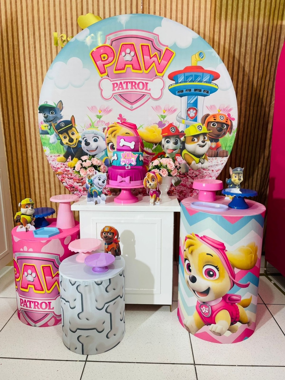 Kit Personalizado - Skye Patrulha Canina - karoline pedroso festas