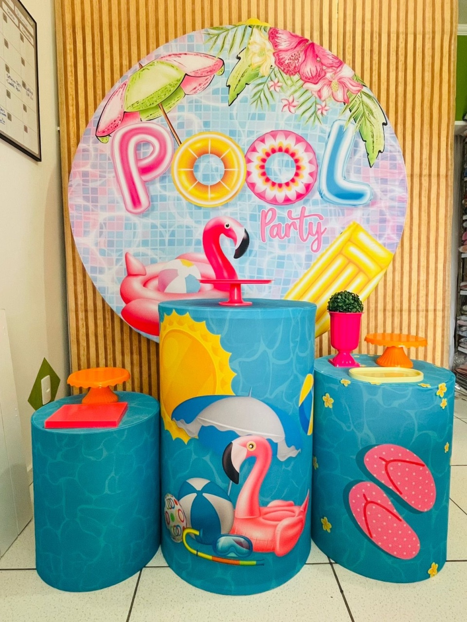 Kit Prata - Pool Party - karoline pedroso festas