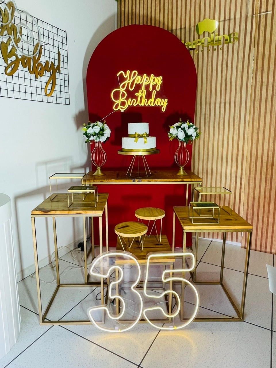 Kit Personalizado - Vermelho  - karoline pedroso festas