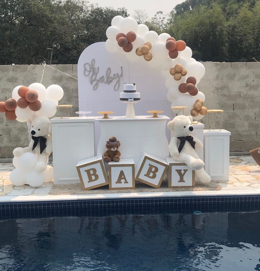 Decoração Chá Revelação 11 - karoline pedroso festas