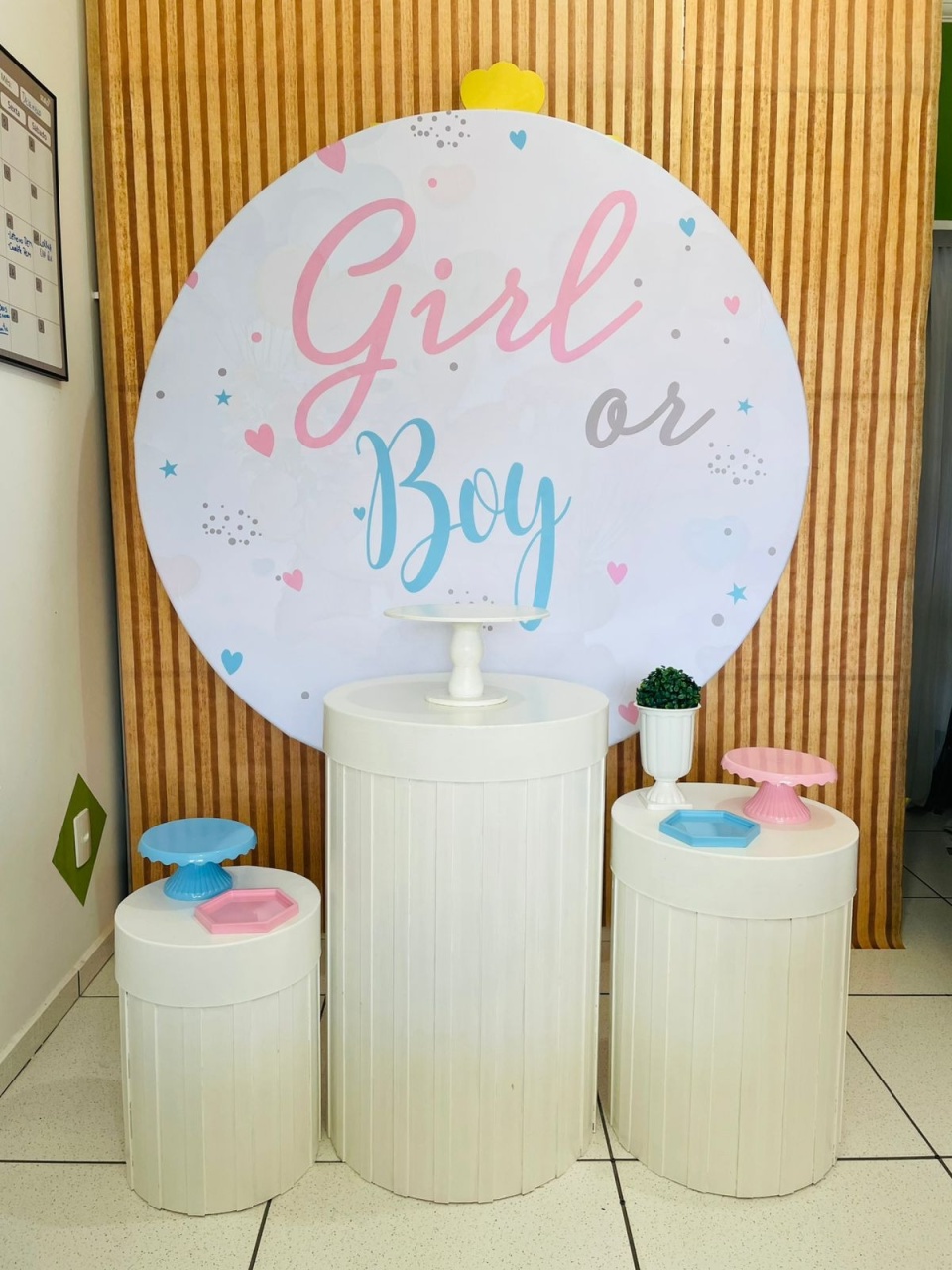 Kit Luxo - Chá Revelação Boy Or Girl  - karoline pedroso festas
