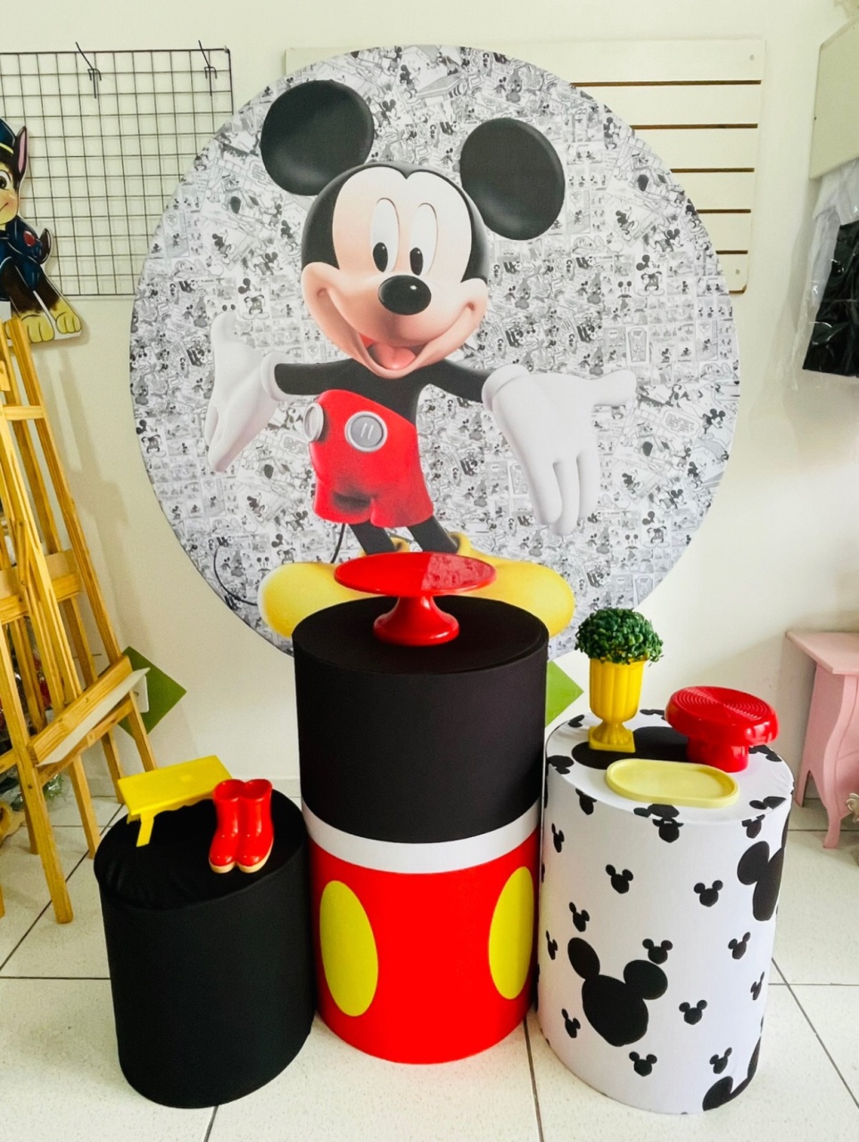 Kit Prata - Mickey  - karoline pedroso festas